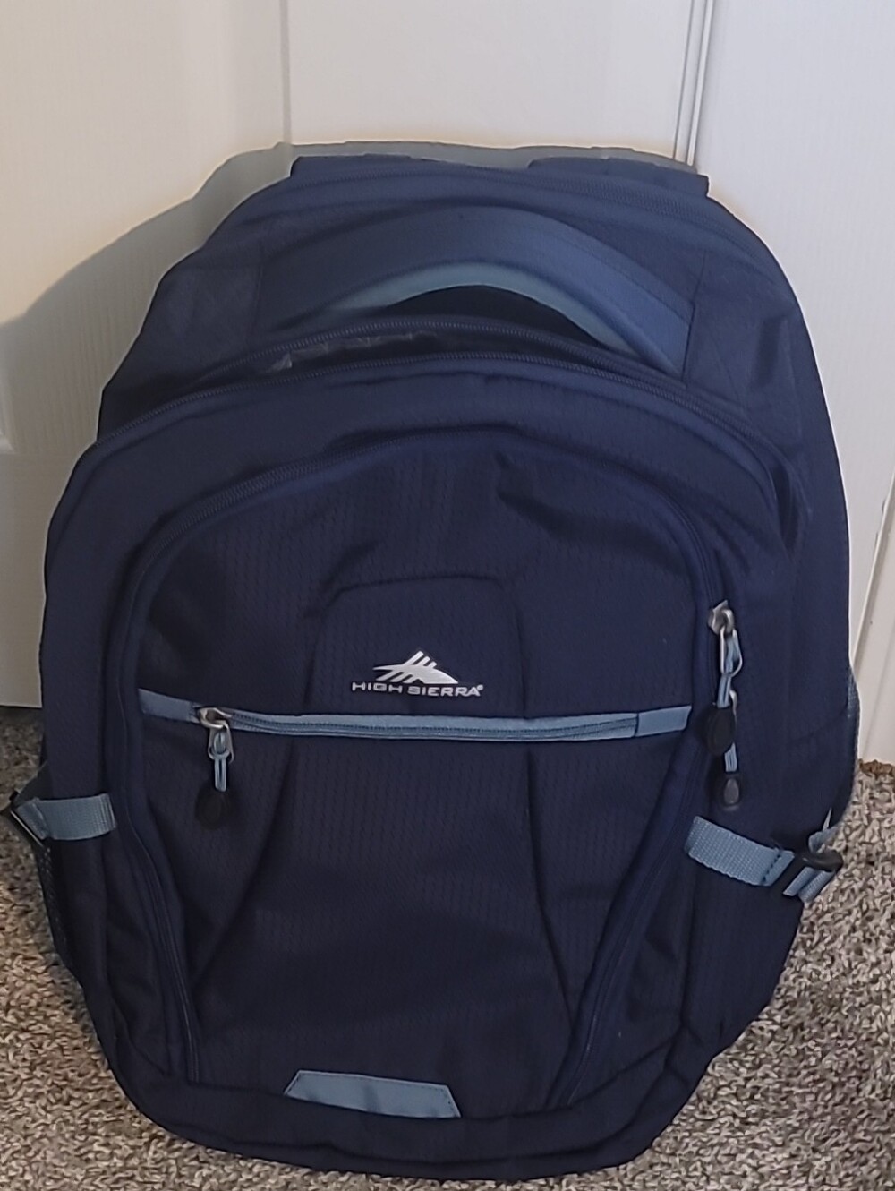 High Sierra Navy Blue Backpack - Everyday Travel Pack